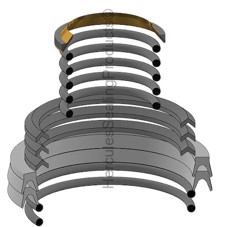 Vickers - After Market Parts Hydraulic Cylinder Repair Kit- SK-I-V-5-1.375X3.250 HYDRAULIC 6332U-022-H
